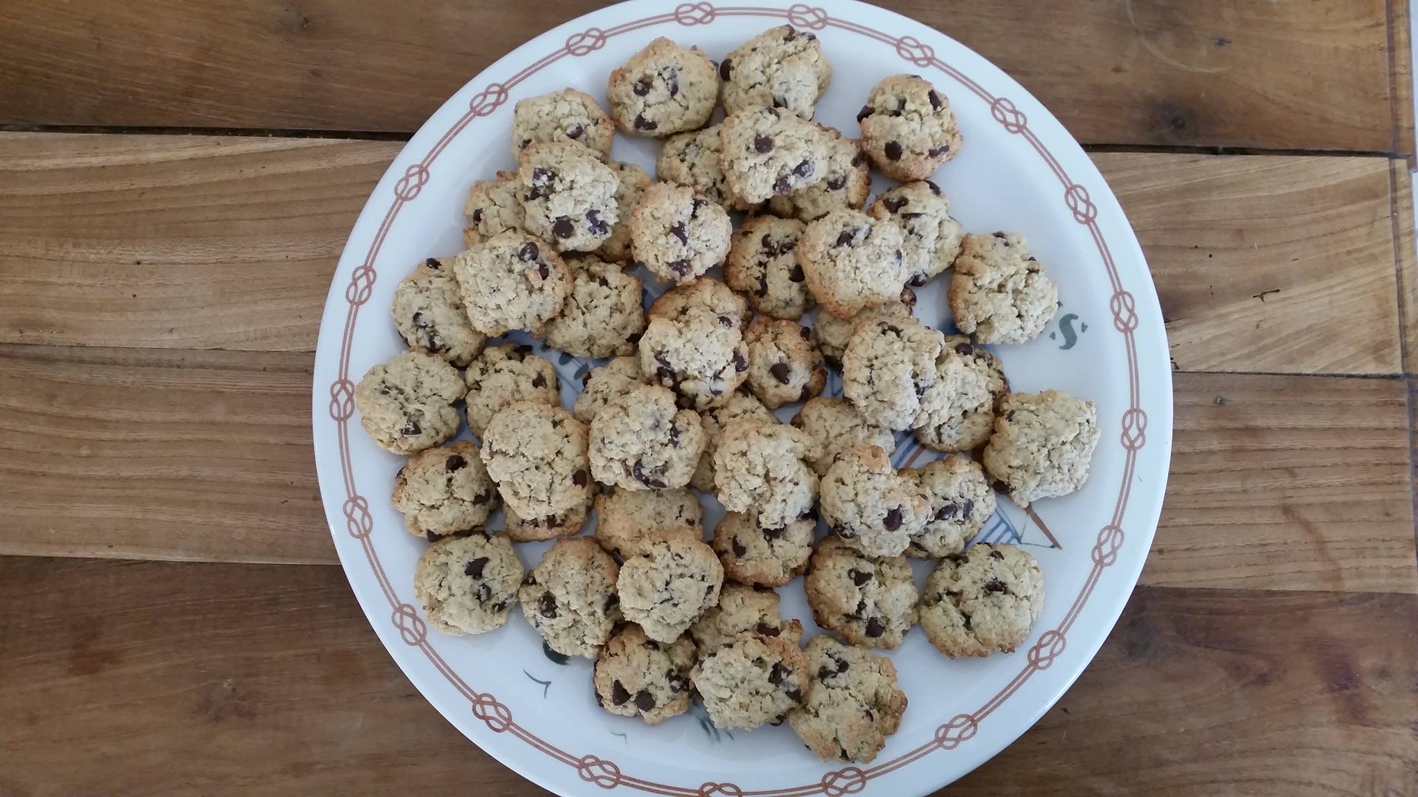 Cookies aux flocons d'avoine et pépites de chocolat