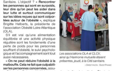 Compte rendu de la journée de l’obésité à l’hôpital de Saint Nazaire