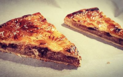 Galette des Rois Crème de noisettes, poires et chocolat