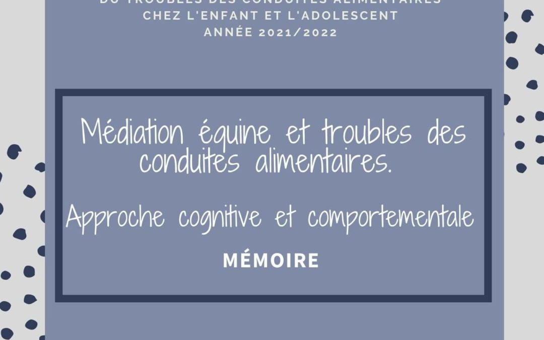 Validation du DU Troubles des conduites alimentaires enfants et adolescents organisé par la FFAB