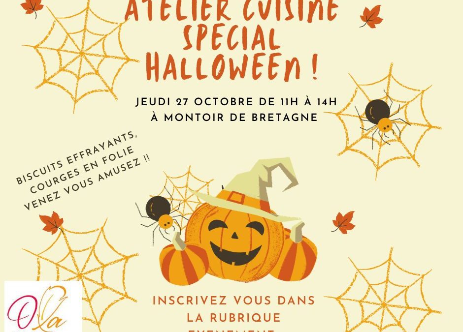 Atelier cuisine avec OLA spécial Halloween 27 octobre 2022