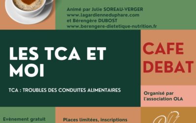 Soirée café débat autour des Troubles des Conduits alimentaires 25 janvier 2023