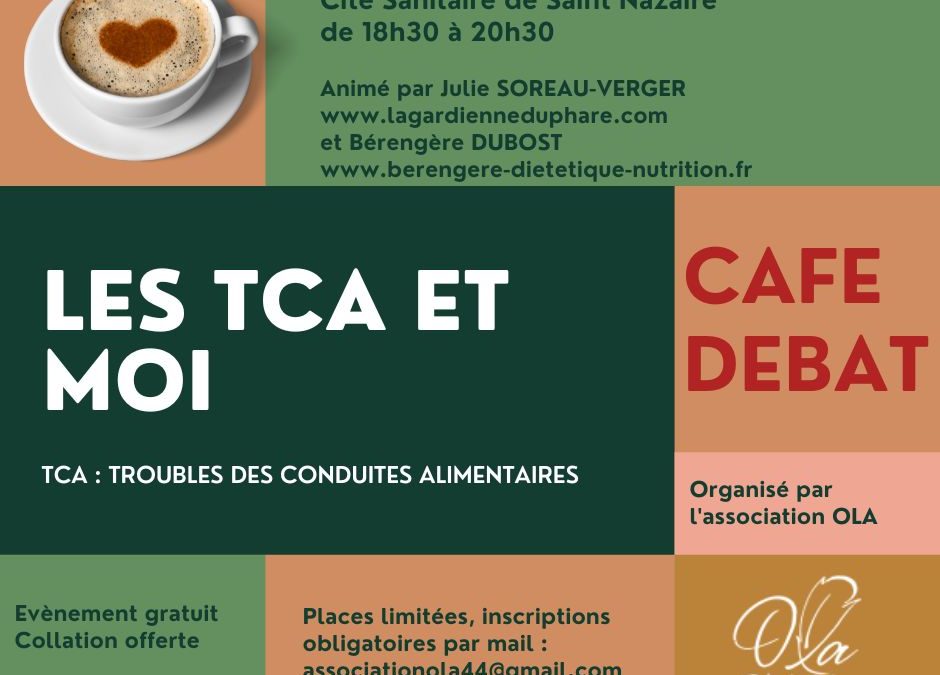 Soirée café débat autour des Troubles des Conduits alimentaires 25 janvier 2023